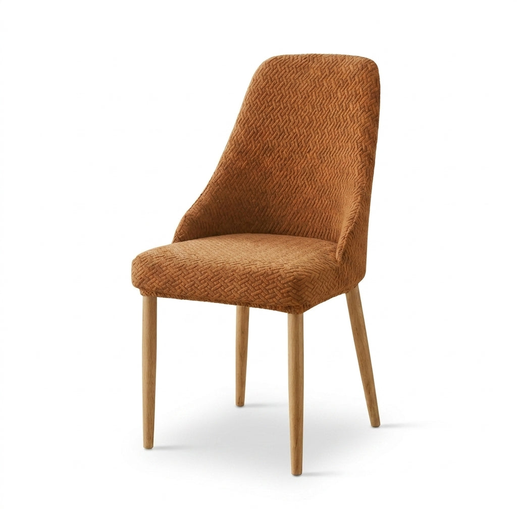 Camel Skin Premium Diamond Velvet Stretch Chair Cover