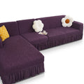 Purple Premium Turkish Bubble Stretch Sofa Cover
