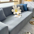 Gray Premium Diamond Velvet Stretch Sofa Cover