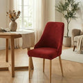 Mahroon Premium Diamond Velvet Stretch Chair Cover