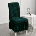 Green Premium Turkish Bubble Stretch Chair Cover
