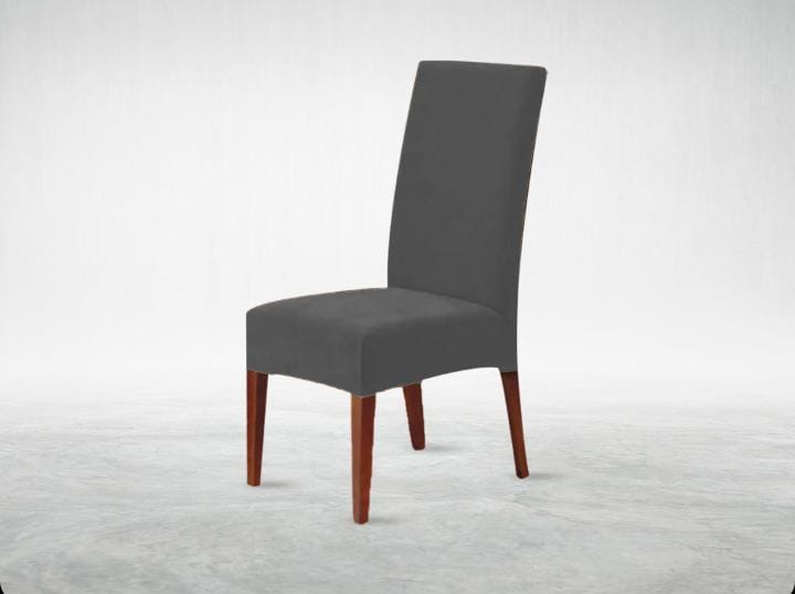 Gray Premium Macro Mash Stretch Chair Cover