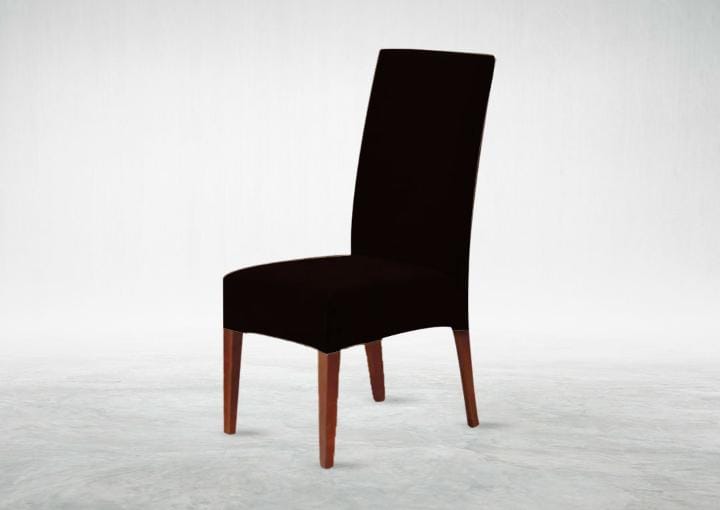Black Premium Macro Mash Stretch Chair Cover