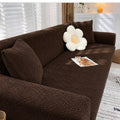 Dark Brown | Flower Palchi Style Sofa Cover